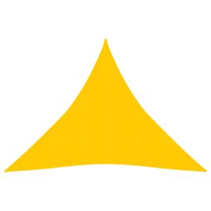 VidaXL Sunshade Sail 160 g/m² Yellow 3.6x3.6x3.6 m HDPE