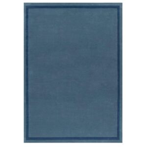 Border Rug - 120 x 180 cm / Blue / Wool