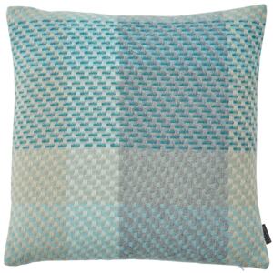 Turquoise Cushion - 43 x 43 cm / Turquoise / Wool & Silk