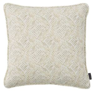 Grassland Mocha Cushion - 43 x 43 cm / Neutral / Cotton Linen
