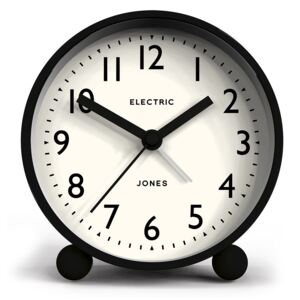 Jones Marble Electric Alarm Clock - Black