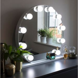 Audrey Round Hollywood Vanity Mirror with Lights