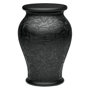 MING STOOL AND SIDETABLE - Black