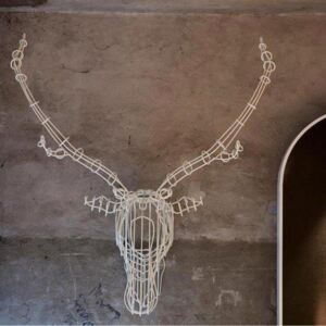 SMALL STAG HEAD WALL ART