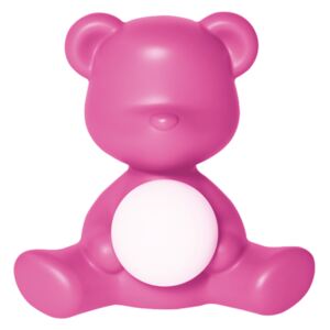 TEDDY GIRL LAMP WITH RECHARGEABLE LED - Fuxia