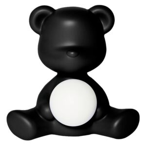 TEDDY GIRL LAMP WITH RECHARGEABLE LED - Black