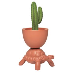 TURTLE CARRY PLANTER AND CHAMPAGNE COOLER - Terracotta