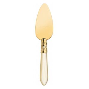 ALADDIN GOLD-PLATED 24KT PARMESAN AND HARD CHEESES KNIFE - Ivory