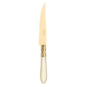 ALADDIN GOLD-PLATED 24KT 6 STEAK KNIVES - Ivory