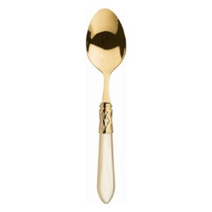 ALADDIN GOLD-PLATED 24KT 6 TABLE SPOONS - Ivory
