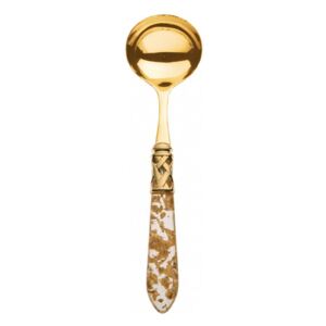 ALADDIN GOLD-PLATED 24KT SAUCE AND GRAVY LADLE - Gold