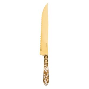 ALADDIN GOLD-PLATED 24KT ROAST CARVING KNIFE - Gold