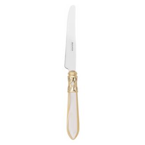 ALADDIN GOLD-PLATED RING 6 DESSERT KNIVES - Ivory