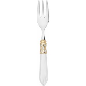 ALADDIN GOLD-PLATED RING 6 FISH FORKS - White