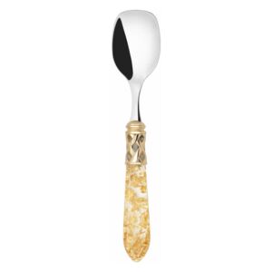 ALADDIN GOLD-PLATED RING 6 ICE CREAM SPOONS - Transparent Gold