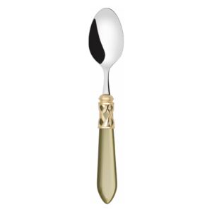 ALADDIN GOLD-PLATED RING 6 MOCHA SPOONS - Silky Green