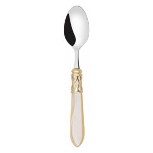 ALADDIN GOLD-PLATED RING 6 MOCHA SPOONS - Ivory