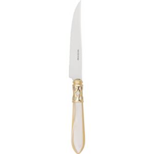 ALADDIN GOLD-PLATED RING 6 STEAK KNIVES - Ivory
