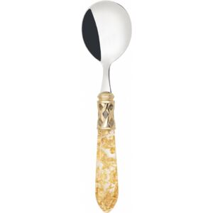 ALADDIN GOLD-PLATED RING 6 SOUP SPOONS - Transparent Gold