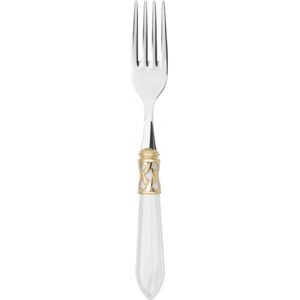 ALADDIN GOLD-PLATED RING 6 TABLE FORKS - White