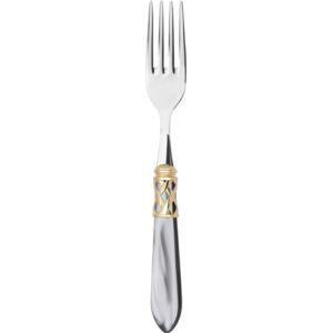 ALADDIN GOLD-PLATED RING 6 TABLE FORKS - Grey