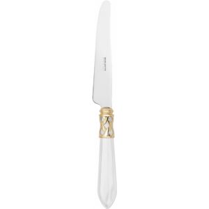 ALADDIN GOLD-PLATED RING 6 TABLE KNIVES - White
