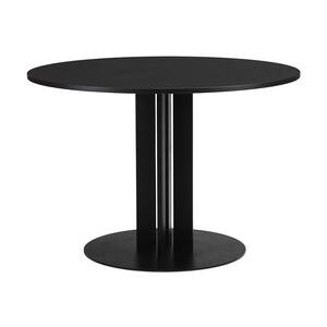 Scala Round table - / Ø 110 cm - Black oak by Normann Copenhagen Black