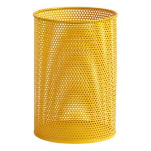 Perforated Wastepaper basket - / Perforated metal by Hay Yellow