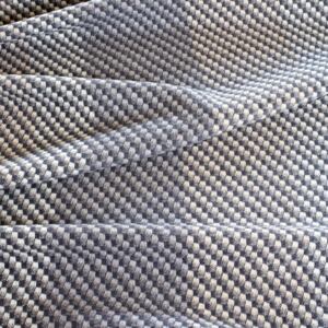 Charcoal Lambswool Fabric - Per metre / Grey / Wool