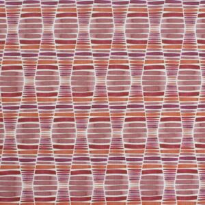 Desert Berry Cotton Linen Fabric - Per metre / Red / Cotton Linen