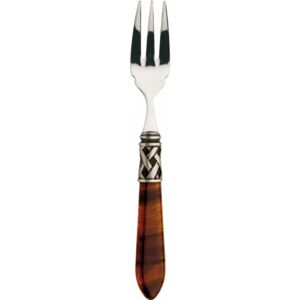 ALADDIN OLD SILVER-PLATED RING 6 FISH FORKS - Tortoiseshell