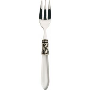 ALADDIN OLD SILVER-PLATED RING 6 FISH FORKS - White