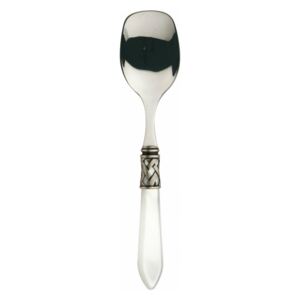 ALADDIN OLD SILVER-PLATED RING 6 ICE CREAM SPOONS - Transparent