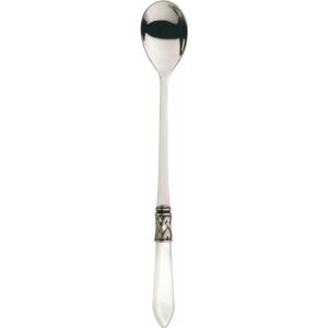 ALADDIN OLD SILVER-PLATED RING 6 LONG DRINK SPOONS - Transparent