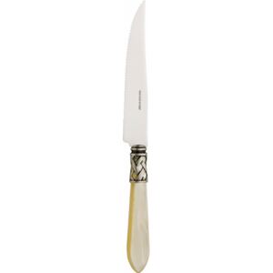 ALADDIN OLD SILVER-PLATED RING 6 STEAK KNIVES - Ivory