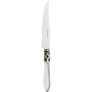 ALADDIN OLD SILVER-PLATED RING 6 STEAK KNIVES - White