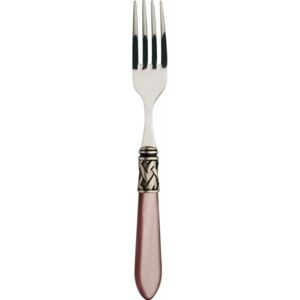 ALADDIN OLD SILVER-PLATED RING 6 TABLE FORKS - Lilac