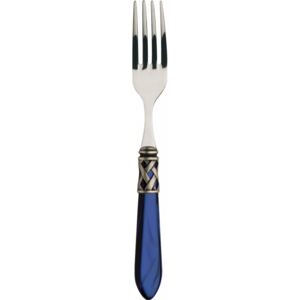 ALADDIN OLD SILVER-PLATED RING 6 TABLE FORKS - Blue