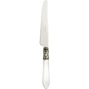 ALADDIN OLD SILVER-PLATED RING 6 TABLE KNIVES - Transparent
