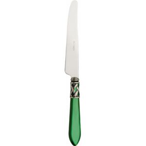 ALADDIN OLD SILVER-PLATED RING 6 TABLE KNIVES - Green