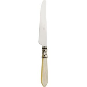 ALADDIN OLD SILVER-PLATED RING 6 TABLE KNIVES - Ivory