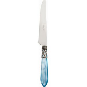 ALADDIN OLD SILVER-PLATED RING 6 TABLE KNIVES - Pool