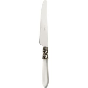 ALADDIN OLD SILVER-PLATED RING 6 TABLE KNIVES - White