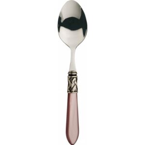 ALADDIN OLD SILVER-PLATED RING 6 TABLE SPOONS - Lilac