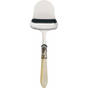 ALADDIN OLD SILVER-PLATED RING CHEESE SHOVEL - Ivory