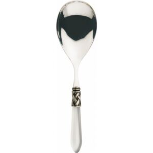 ALADDIN OLD SILVER-PLATED RING RICE SERVING SPOON - White