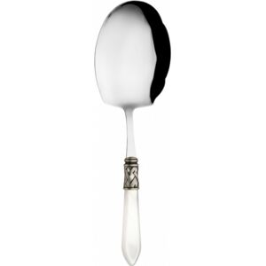 ALADDIN OLD SILVER-PLATED RING RICE-KEBAB SPOON - Transparent