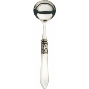 ALADDIN OLD SILVER-PLATED RING SAUCE AND GRAVY LADLE - Transparent