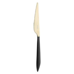 ARES 6 PVD GOLD TABLE KNIVES - Black
