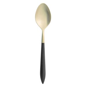 ARES PVD GOLD 6 COFFEE & TEA SPOONS - Black